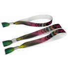 Braccialetti Tessuto - (15x340mm, stampa full color su un lato, dati variabili) - con chiusura in alluminio