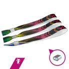 Braccialetti Tessuto Per Bambini - (15x300mm, stampa full color su un lato) - con chiusura in alluminio 