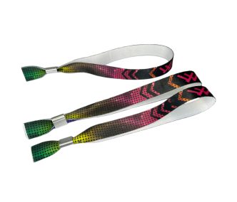   Braccialetti Tessuto Per Bambini - (15x300mm, stampa full color su un lato) - con chiusura in alluminio 