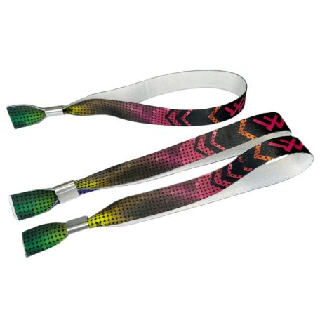 Braccialetti Tessuto Per Bambini - (15x300mm, stampa full color su un lato) - con chiusura in alluminio 