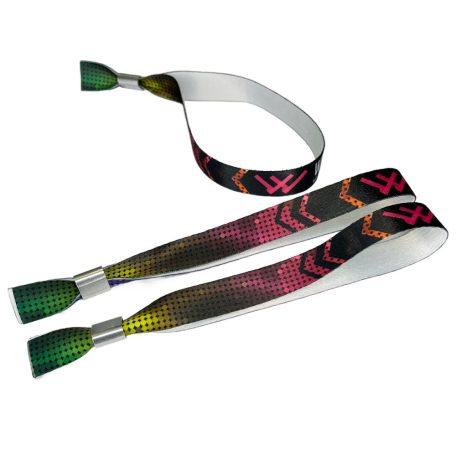 Braccialetti Tessuto Per Bambini - (15x300mm, stampa full color su un lato) - con chiusura in alluminio 