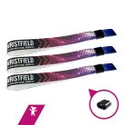 Braccialetti Tessuto Per Bambini - (15x300mm, stampa full color su un lato) - con chiusura in plastica