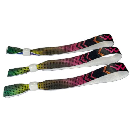 Braccialetti Tessuto Per Bambini - (15x300mm, stampa full color su un lato) - con chiusura riutilizzabile