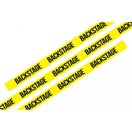 Braccialetti Tessuto - (15x340mm, prestampati full color su un lato) - con chiusura monousabile in plastica - BACKSTAGE