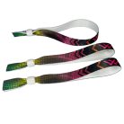 Braccialetti Tessuto - (15x340mm, stampa full color su un lato) - con chiusura riutilizzabile in plastica