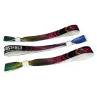 Braccialetti Tessuto - (15x340mm, stampa full color su un lato) - con chiusura riutilizzabile in plastica