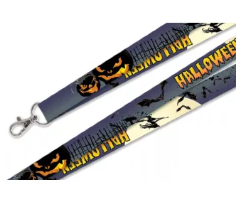   Laccetti Porta Badge Raso  20mm - Prestampati - Halloween Strega