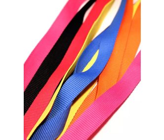   Laccetti Porta Badge Raso a coste  20x900mm -  Neutri - Colorati - Con moschettone