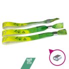 Braccialetto Ecologico - (PET Riciclato, 15x340mm, stampa full color su un lato) con chiusura in alluminio