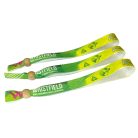 Braccialetto Ecologico - (PET Riciclato, 15x340mm, stampa full color su un lato) con chiusura bamboo riutilizzabile