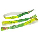 Braccialetto Ecologico - (PET Riciclato, 15x340mm, stampa full color su un lato) con chiusura bamboo riutilizzabile