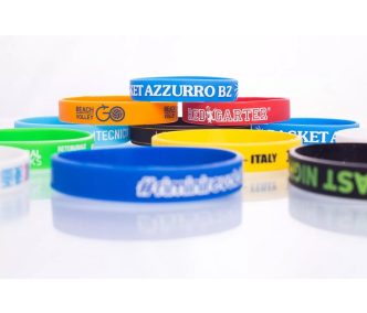 Braccialetti Silicone con stampa 1 colore - Per Bambini