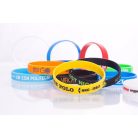 Braccialetti Silicone con stampa 1 colore - Per Bambini