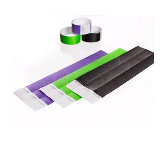 Braccialetti identificativi Tyvek 1"  - Neutri