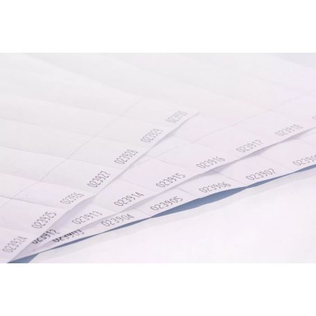 Braccialetti Tyvek 1" - Full Colour con Coupon staccabile (STUB)