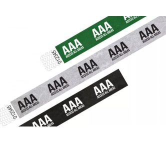 Braccialetti Tyvek 1" Prestampati - AAA