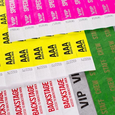 Braccialetti Tyvek 1" Prestampati - AAA