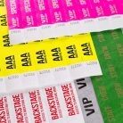 Braccialetti Tyvek 1" Prestampati - BACKSTAGE