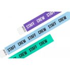 Braccialetti Tyvek 1" Prestampati - STAFF / CREW