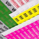 Braccialetti Tyvek 1" Prestampati - VIP