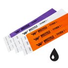 Braccialetti personalizzati Tyvek 1"  - STAMPA NERA