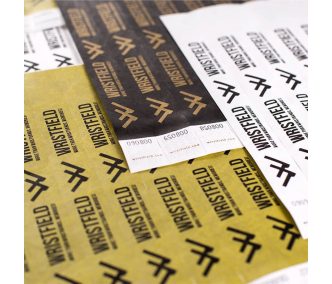   Braccialetti personalizzati Tyvek 1" - Stampa serigrafica a 1 colore