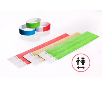   Braccialetti identificativi Tyvek 3/4" - Per Bambini (20cm) - Neutri