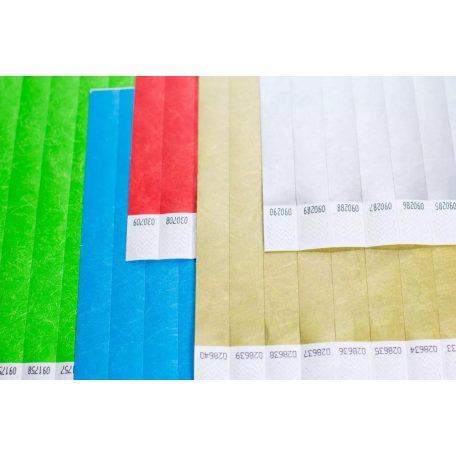 Braccialetti identificativi Tyvek 3/4" - Per Bambini (20cm) - Neutri