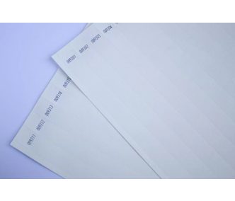   Braccialetti identificativi Tyvek ¾” – Stampabili con stampanti laser