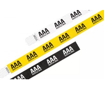 Braccialetti Tyvek 3/4" Prestampati - AAA 