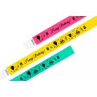 Braccialetti Tyvek 3/4" Prestampati - Happy Birthday!