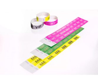 Braccialetti Tyvek 3/4" Prestampati - Happy Birthday!