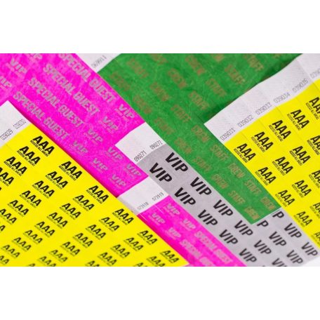 Braccialetti Tyvek 3/4" Prestampati - Happy Birthday!