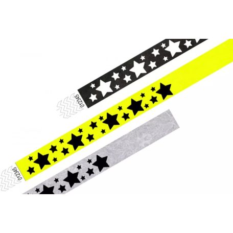 Braccialetti Tyvek 3/4" Prestampati - Stelle