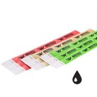 Braccialetti personalizzati Tyvek 3/4" - Stampa a 1 colore NERO 