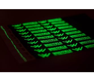 Braccialetti Tyvek 3/4" - Con stampa Fosforescente