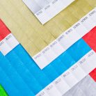 Braccialetti identificativi Tyvek 3/4" - Durevoli e Impermeabili  - Neutri