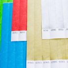 Braccialetti identificativi Tyvek 3/4" - Durevoli e Impermeabili  - Neutri